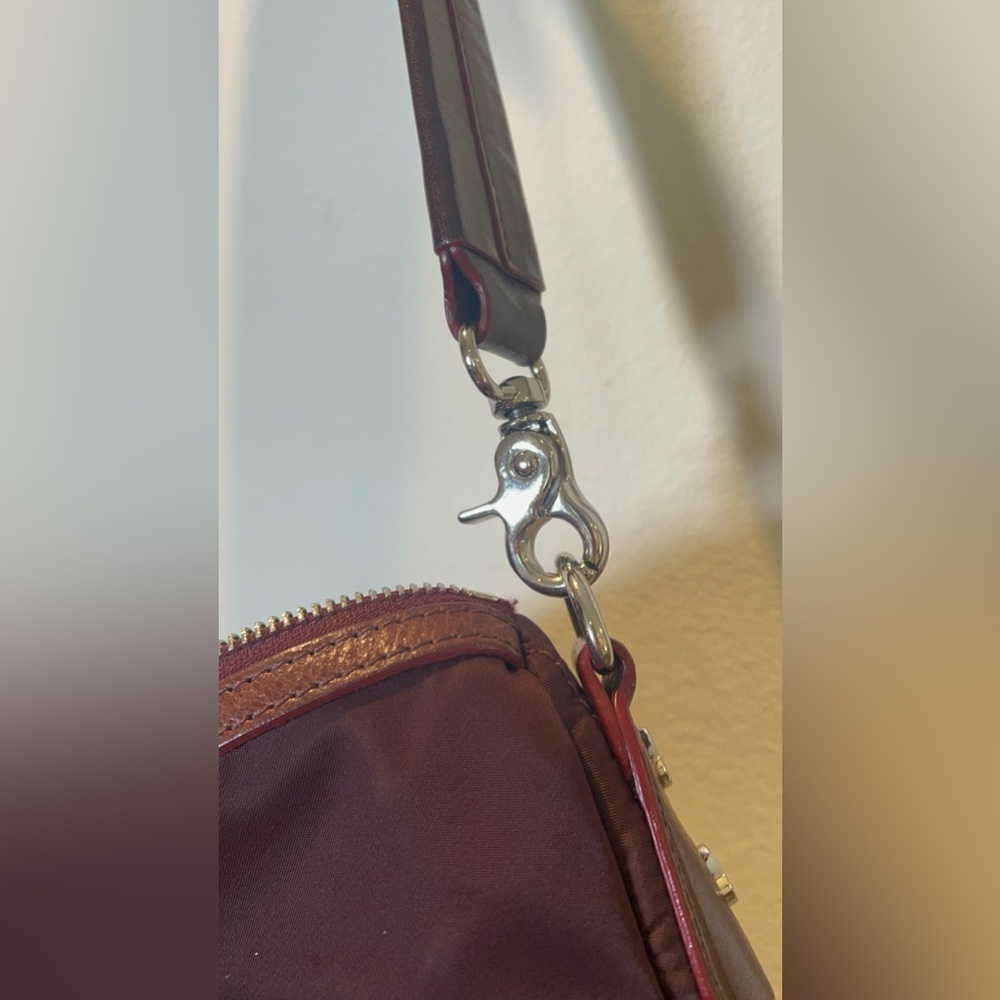 MZ Wallace Paige shoulder bag burgundy/wine color - Picture 4 of 10